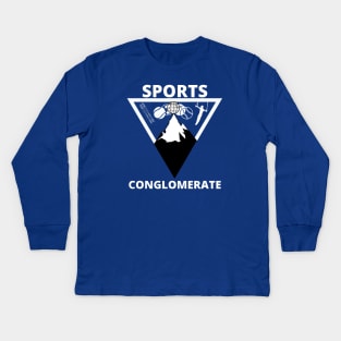 Sports Conglumerate Kids Long Sleeve T-Shirt